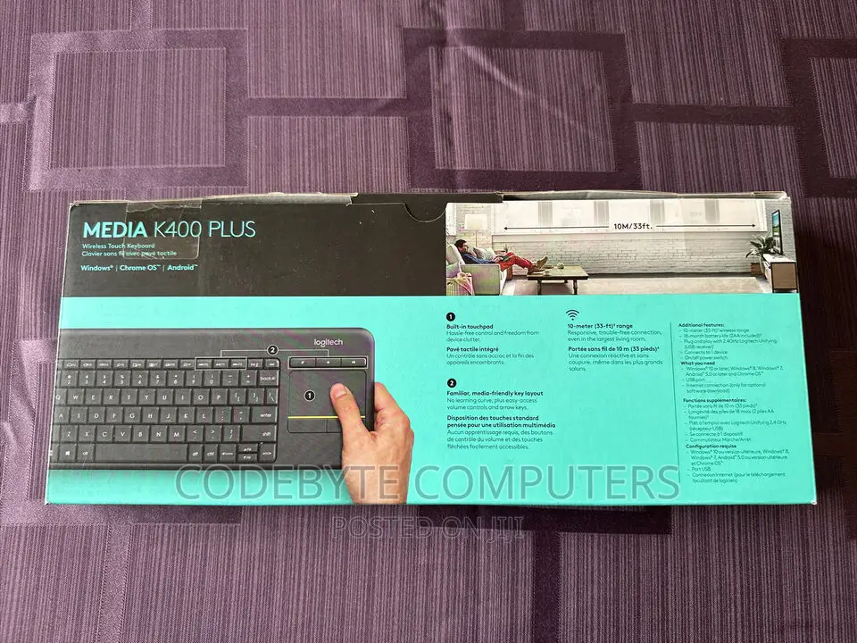 Logitech Plus Wireless Touch Keyboard