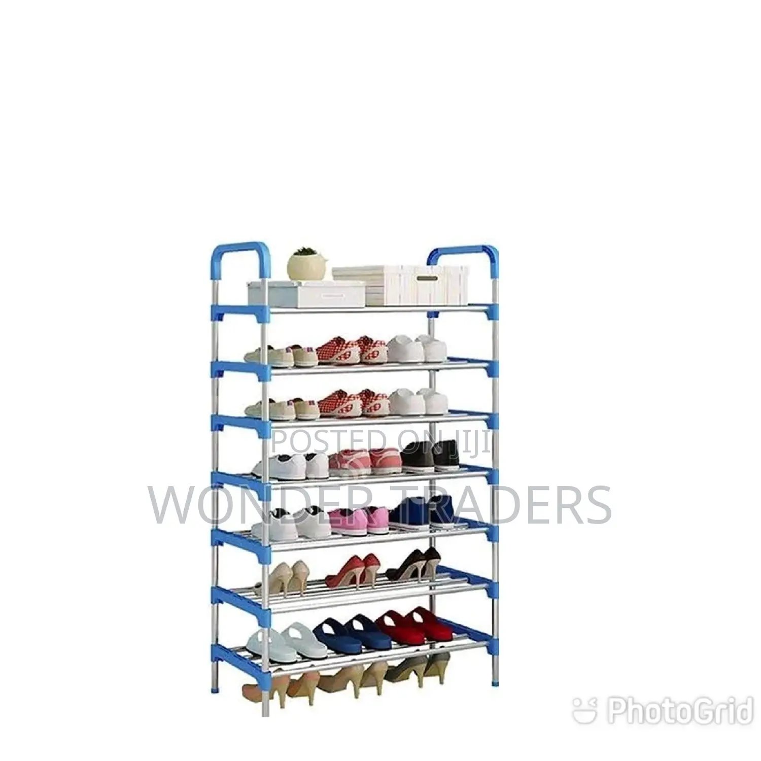 7tier Portable Shoe Lack Adjustable