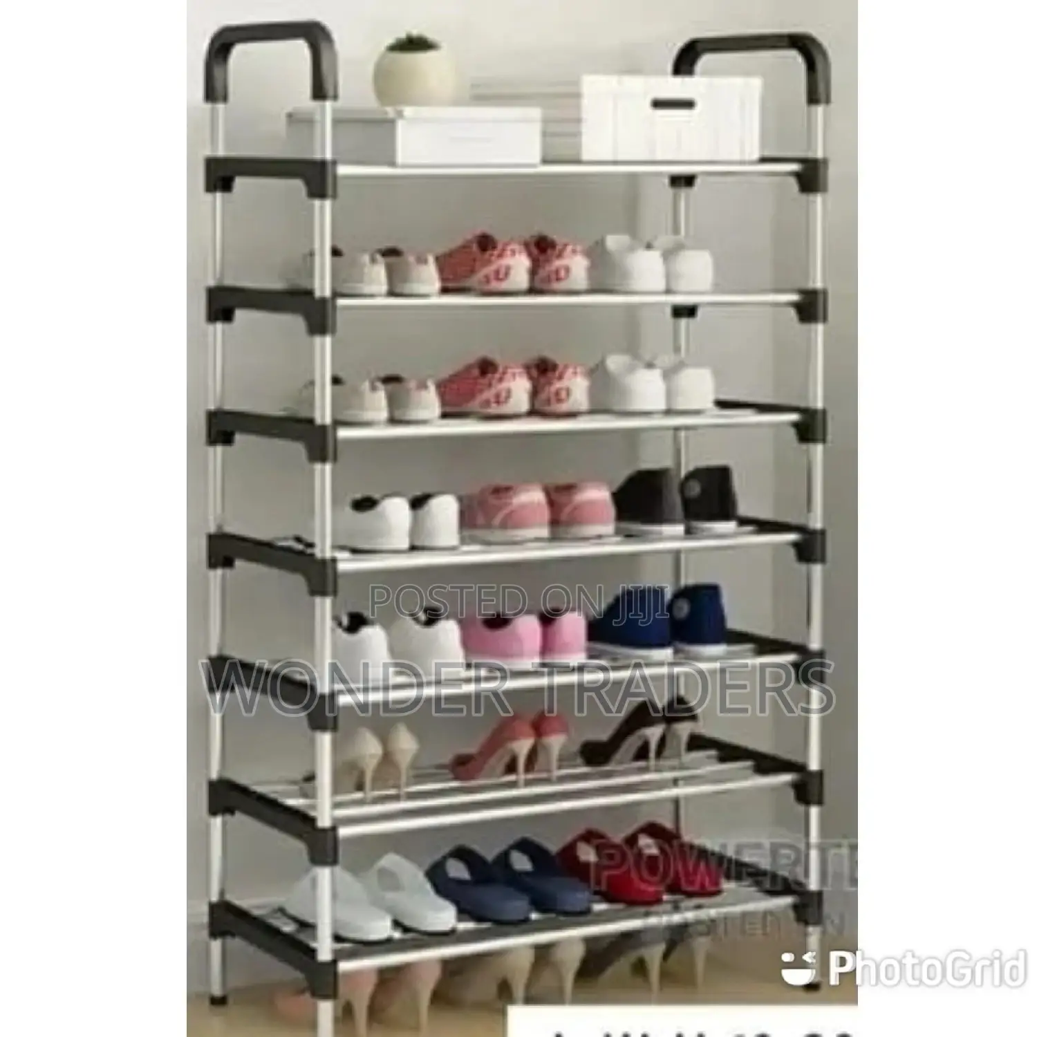 7tier Portable Shoe Lack Adjustable