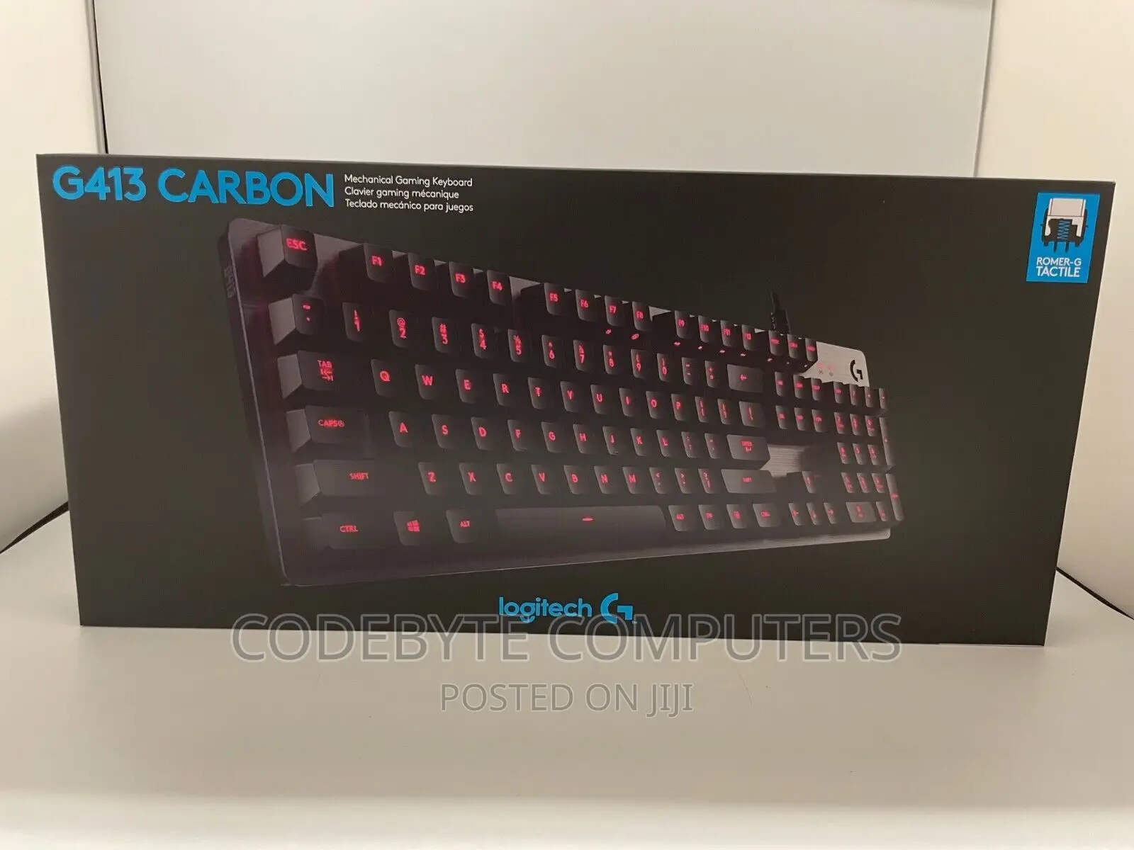 Logitech G413 Mechanical Gaming Keyboard - CARBON