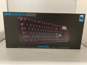 Logitech G413 Mechanical Gaming Keyboard - CARBON