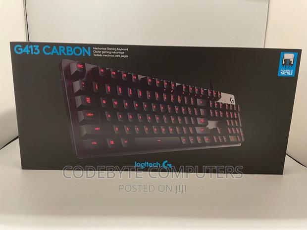 Logitech G413 Mechanical Gaming Keyboard - CARBON - main view