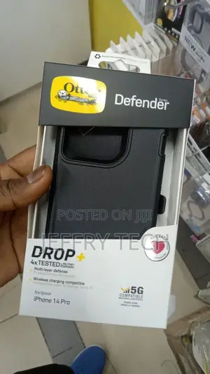 Otterbox iPhone 14 Pro Defender Series Case - BLACK , Rugged