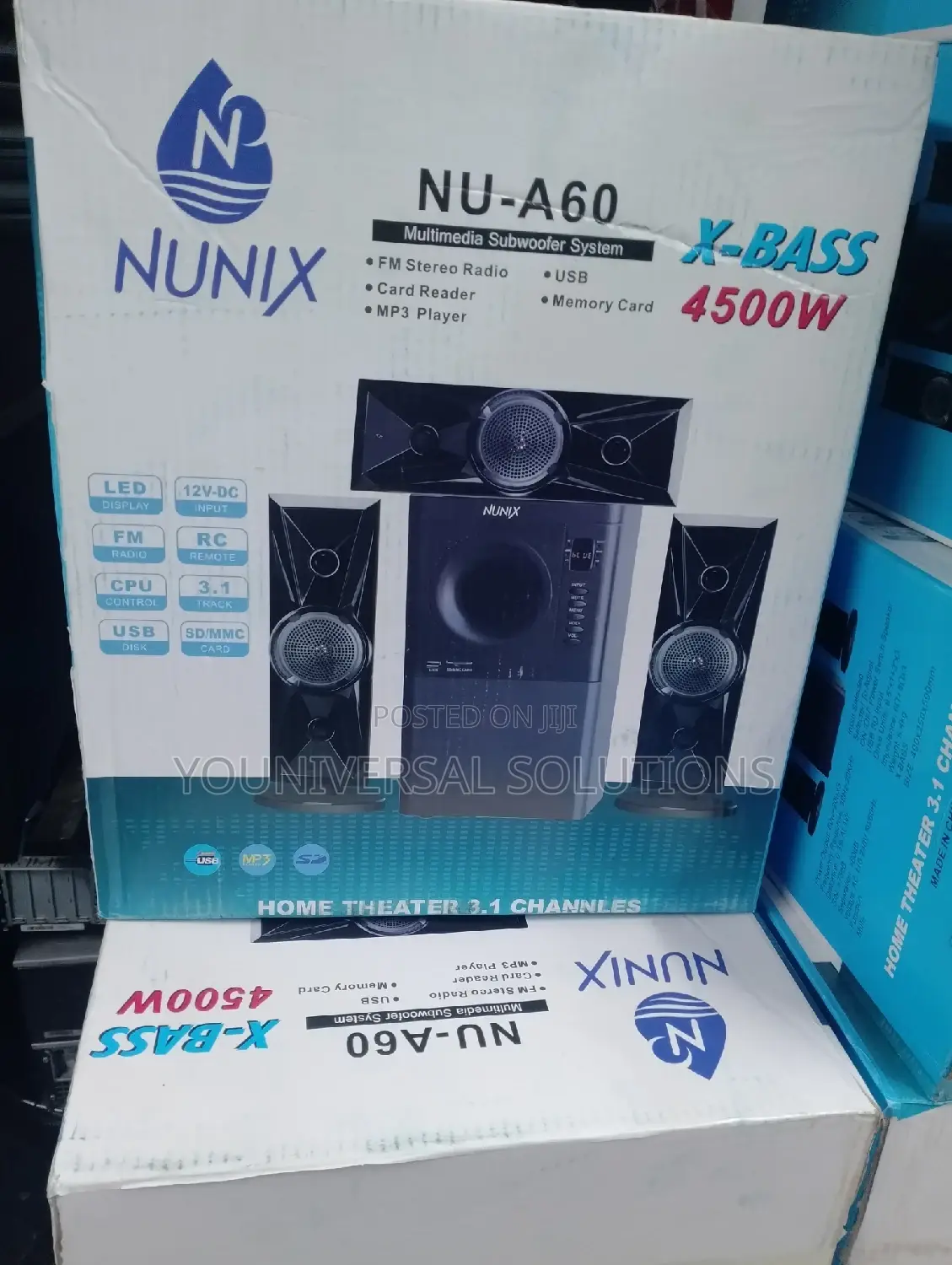 Nunix A60 3.1 Home Theatre 3.1 Ch