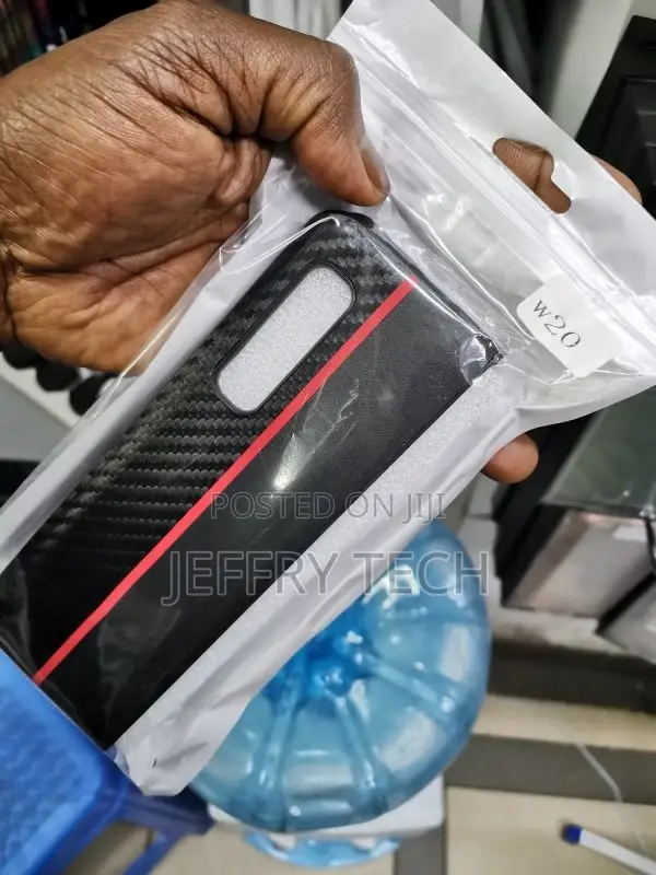 Samsung Galaxy Fold /W20 5G Carbon Fibre Texture Phone Cover