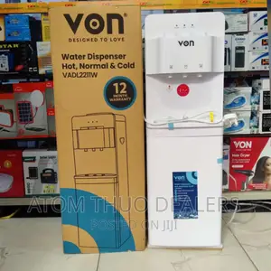 Von Dispenser 3hot, Normal and Cold Electric Cooling (White)