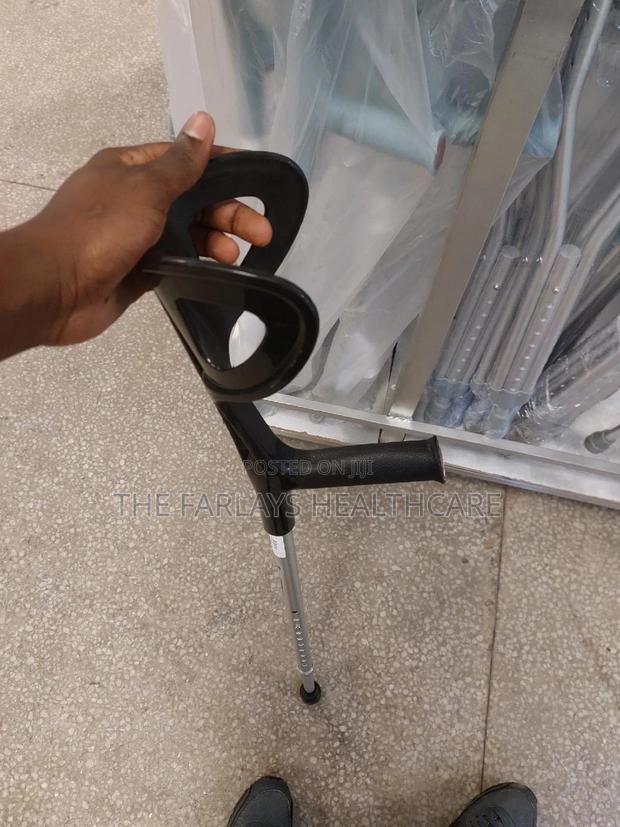 Elbow Crutches Pairt. - Open Cuff - main view