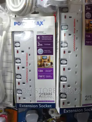 Powermax 5 Way 3m Power Extension Cable