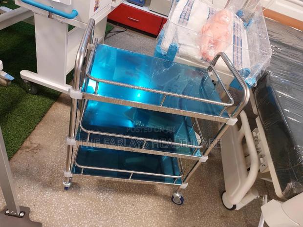 Medicine Trolley / Instrument Trolley 3 Shelves - thumbnail 3