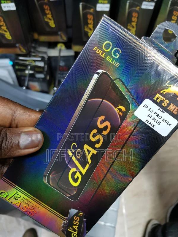 Screen Protector OG Tempered Glass iPhone 13 Pro Max / 14 Pl - thumbnail 2