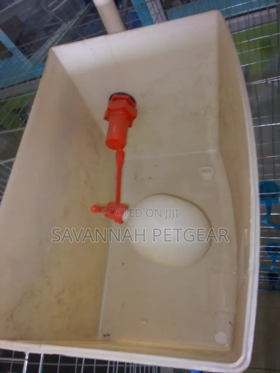 Plastic Water Tank for Chicken Rabbit Cage Pet Watering Tank