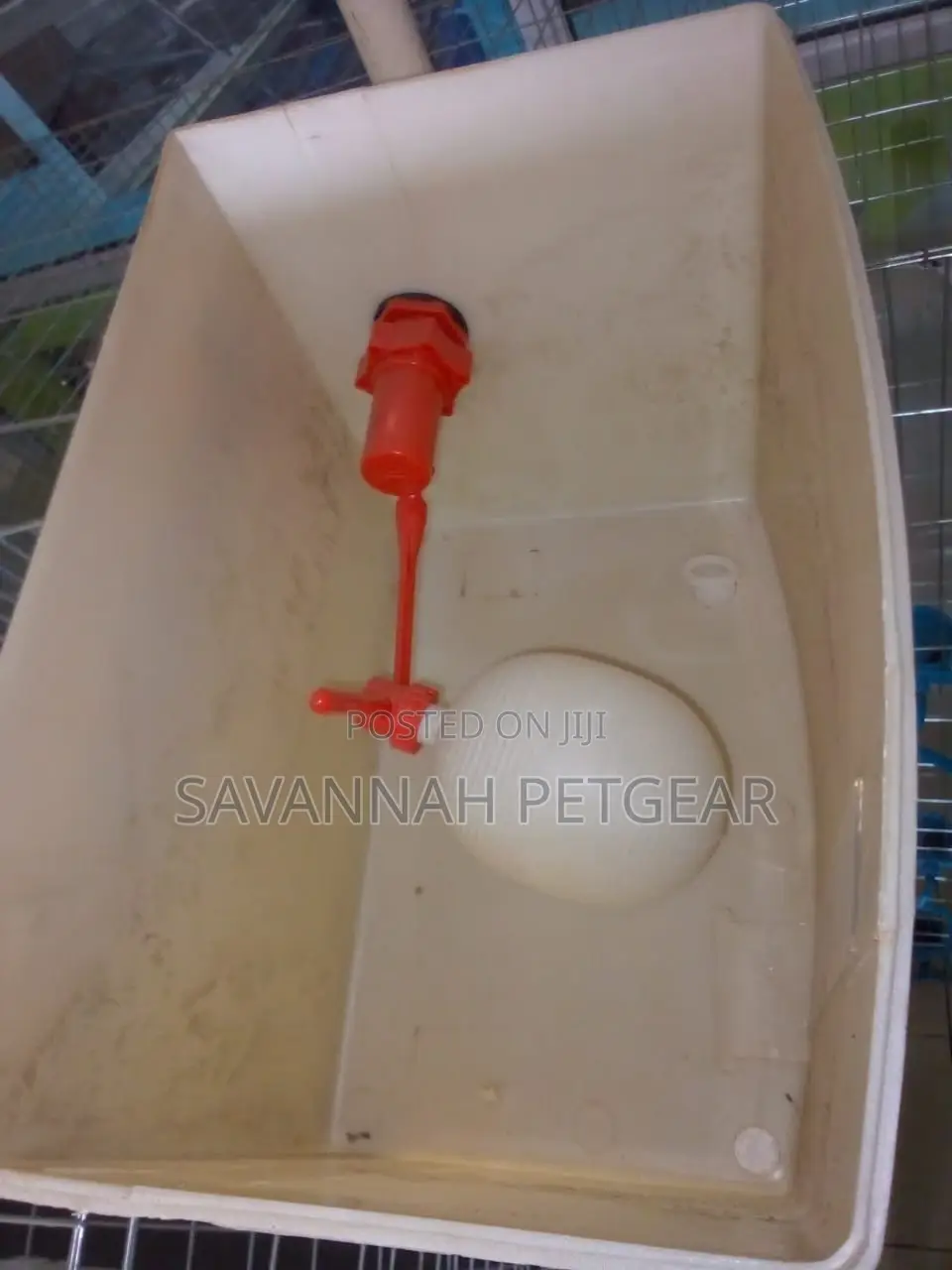 Plastic Water Tank for Chicken Rabbit Cage Pet Watering Tank