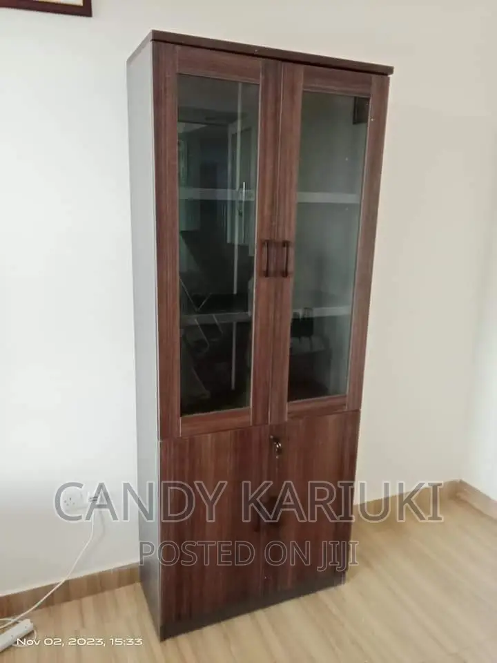 Wooden 2 Door File Cabinet