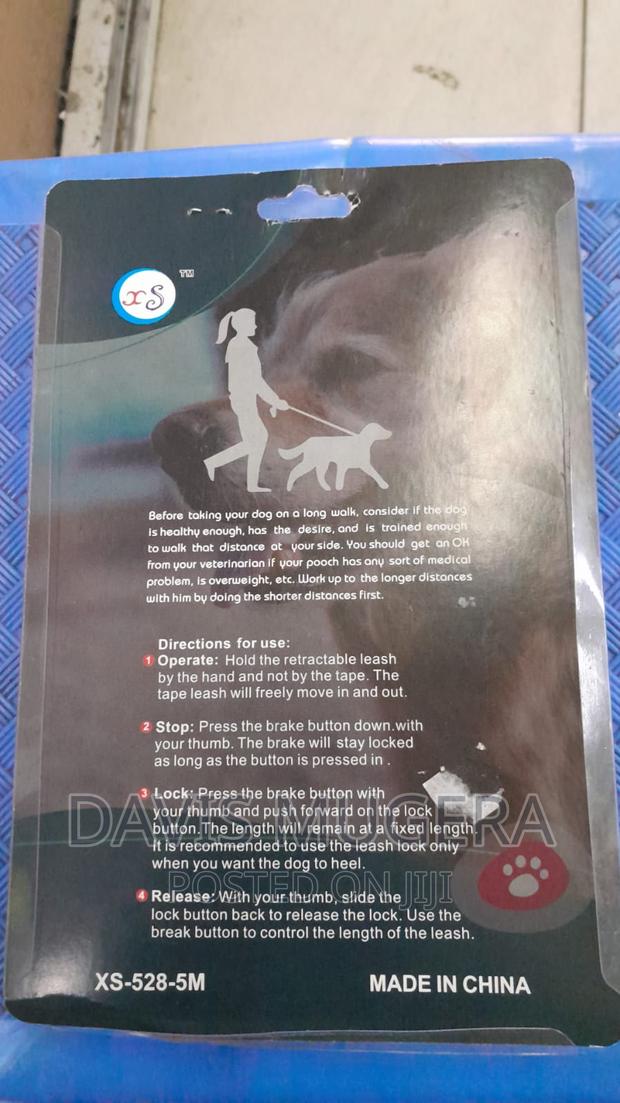 Rectractable Reflective Leash Blue – Large – 5 Meters - thumbnail 3