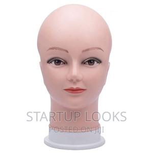 Dummy Mannequin Head Bald Rubber - main view