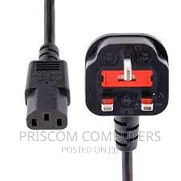 Computer Power Cables UK Power Cord Cable Pc Laptop Computer - thumbnail 3