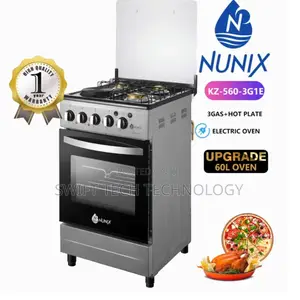 *Nunix Cooker 3G+1E. Electric Oven. 50*60