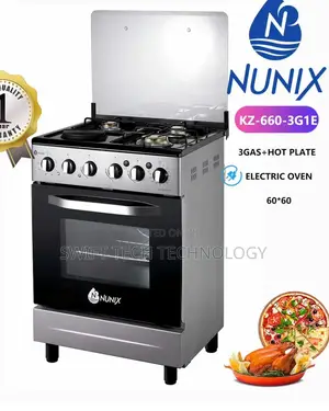 Nunix 60*60 Freestanding Cooker 3+1 Cooker , Cooker