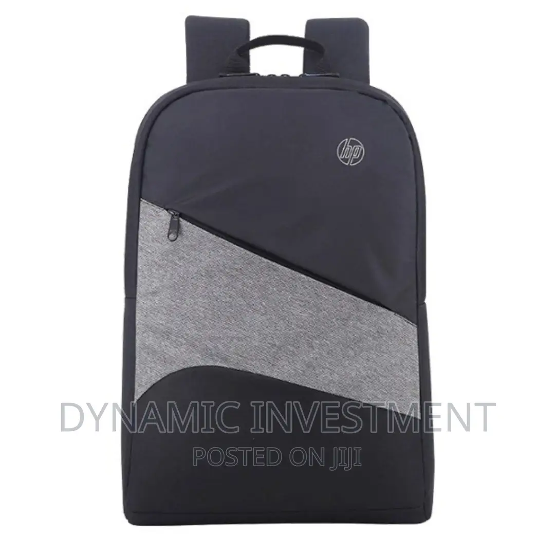 HP Grey Black Laptop Backpack Bag for Upto 15.6 Inch
