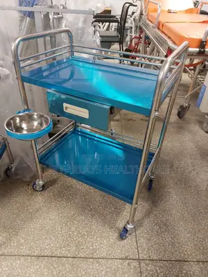Stainless Steel Dressing Trolley.