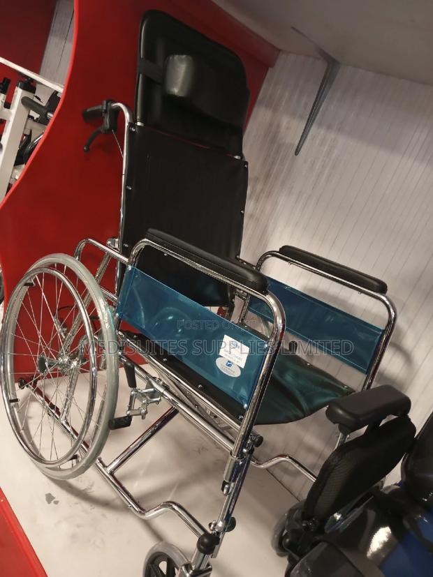 Reclining Wheelchair Without Commode." - thumbnail 2