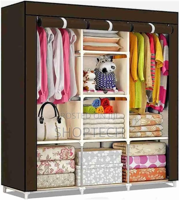 Metallic 3 Column Wardrobe