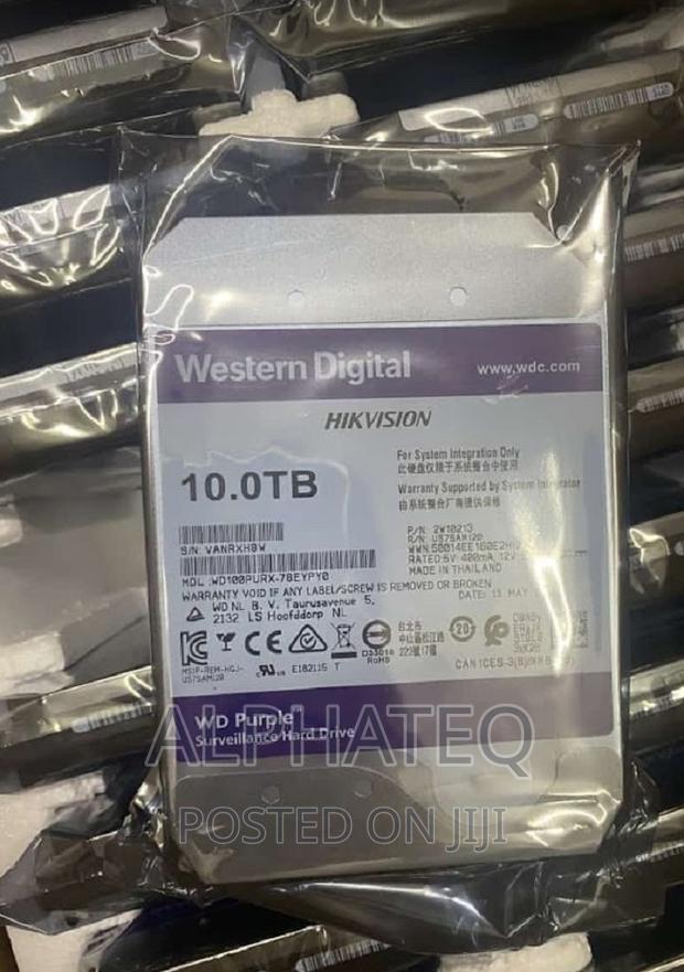 WD Purple Pro Surveillance Hard Drive 10TB,