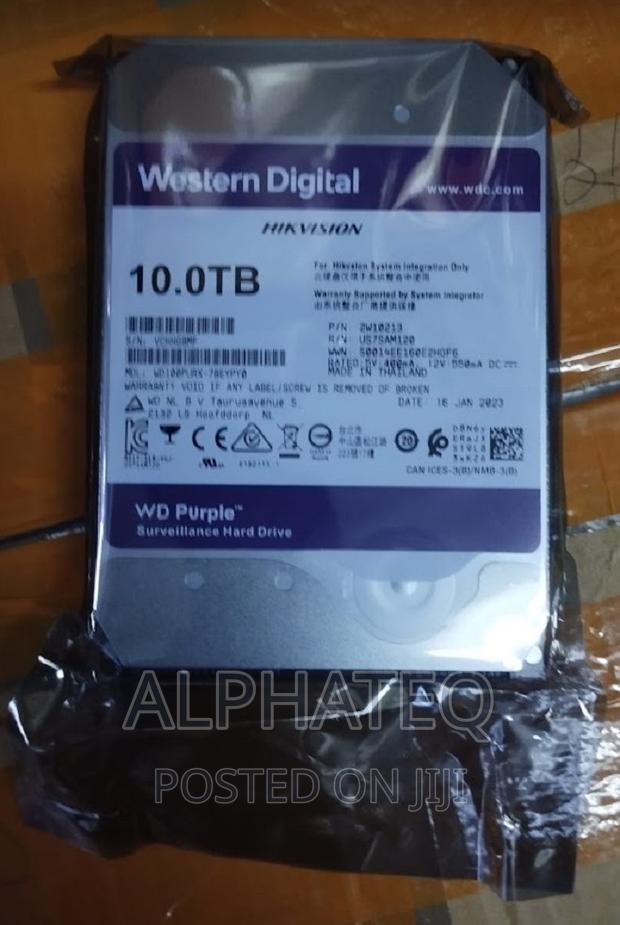 10TB WD Purple Pro Surveillance Hard Drive – 10TB