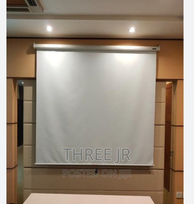 Well Installed Projection Screens Available Brand New - main view