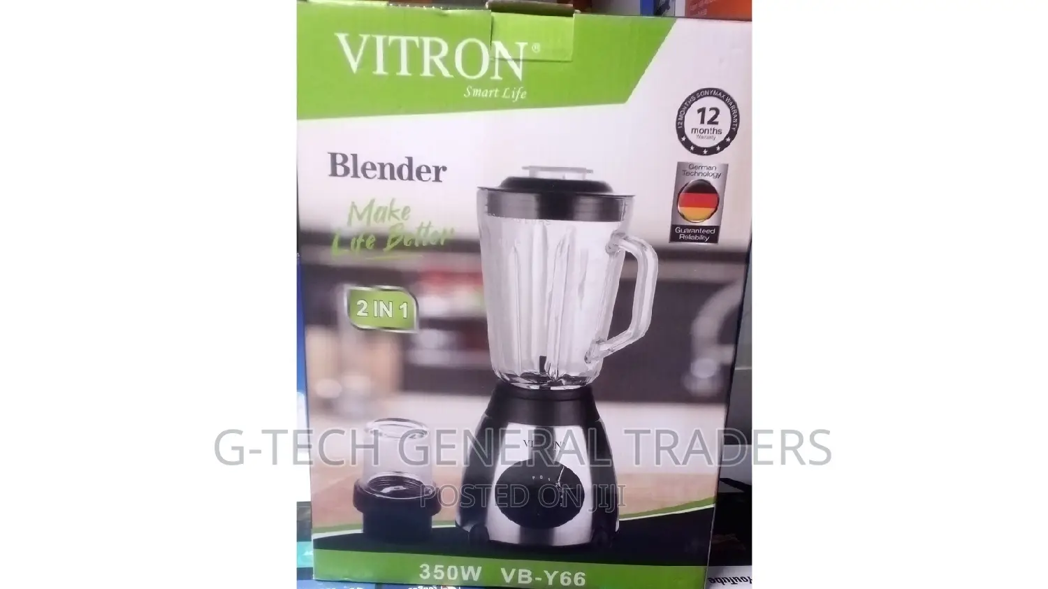 350w Blender 2in1 Vitron(Blender With Grinder)