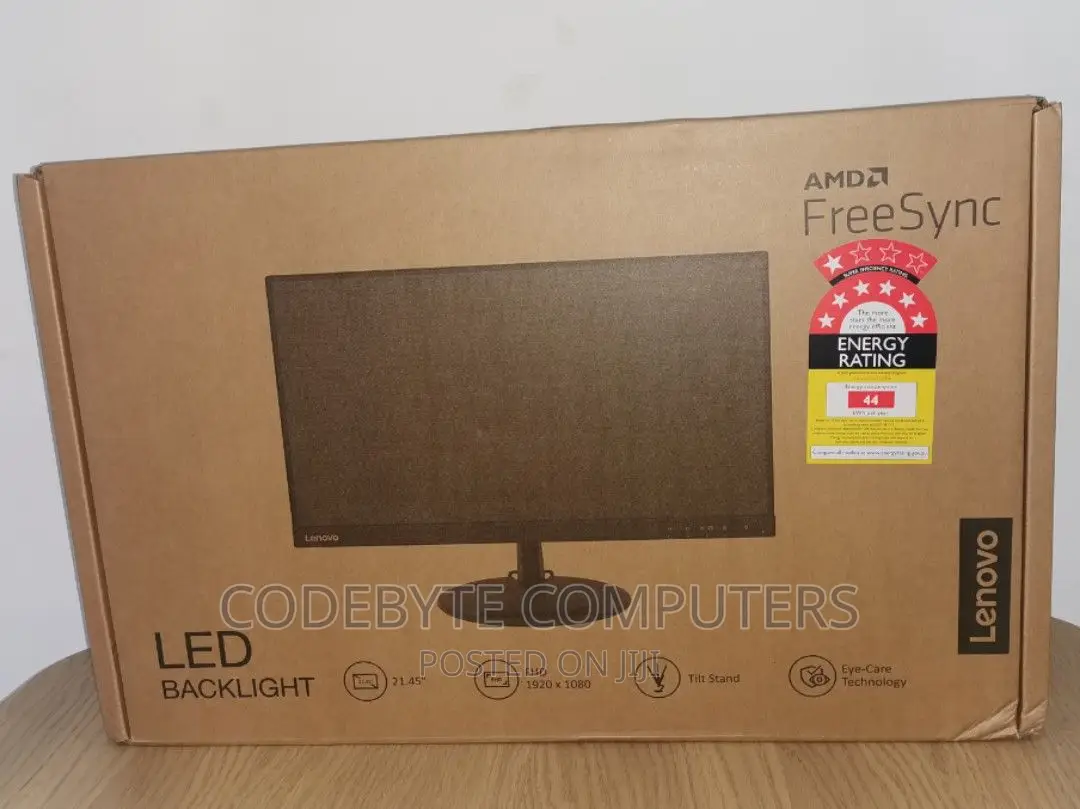 Lenovo D22e-20 21.45" LED Backlit LCD Monitor