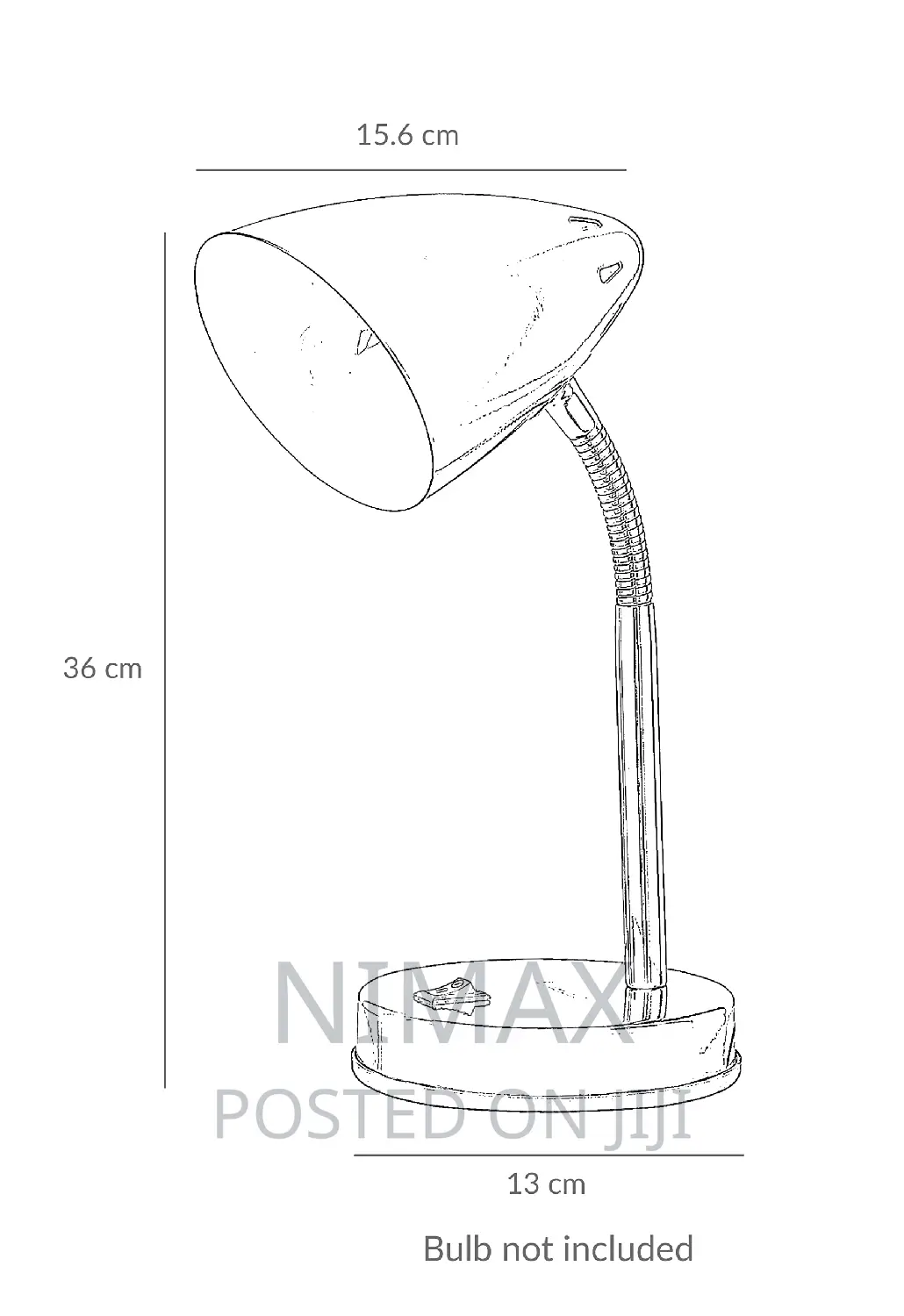 Study Lamp With Flexible Arm