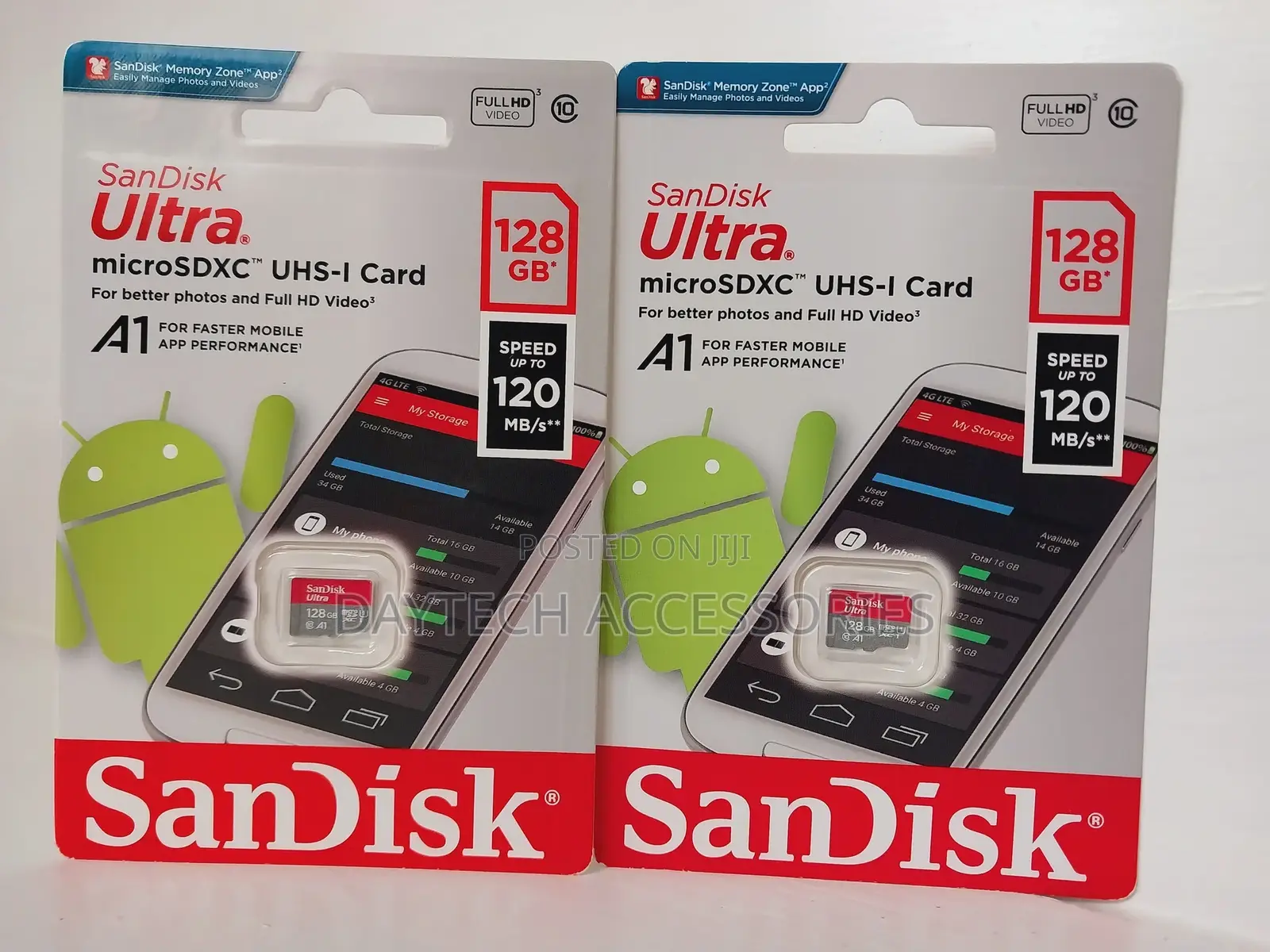 Sandisk 128gb Ultra Microsdxc Uhs-I Memory Card - 120mb/S