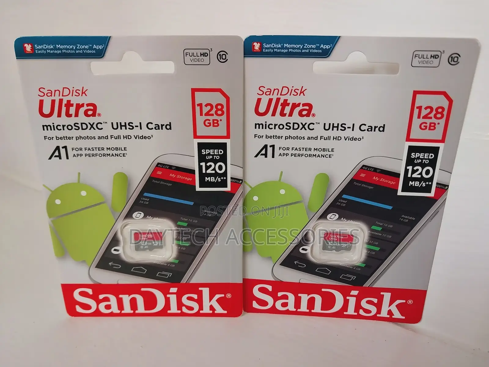 Sandisk 128gb Ultra Microsdxc Uhs-I Memory Card - 120mb/S