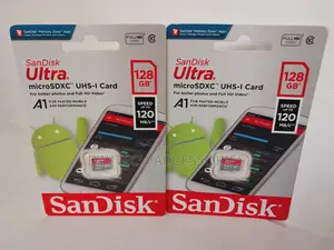 Sandisk 128gb Ultra Microsdxc Uhs-I Memory Card - 120mb/S