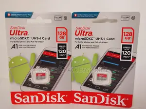 Sandisk 128gb Ultra (120mb/S) Uhs-I SDXC Memory Card