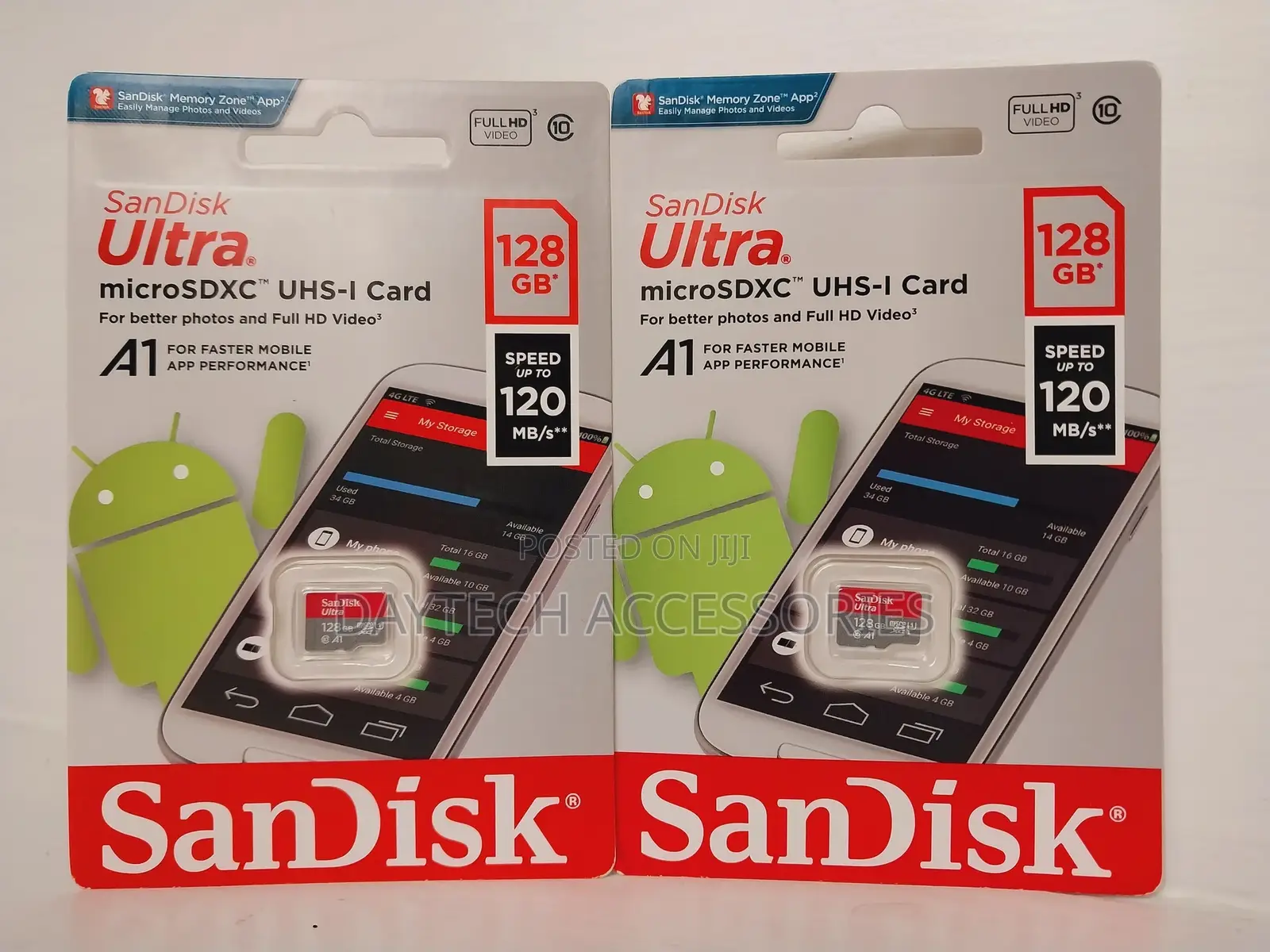 Sandisk 128gb Ultra (120mb/S) Uhs-I SDXC Memory Card