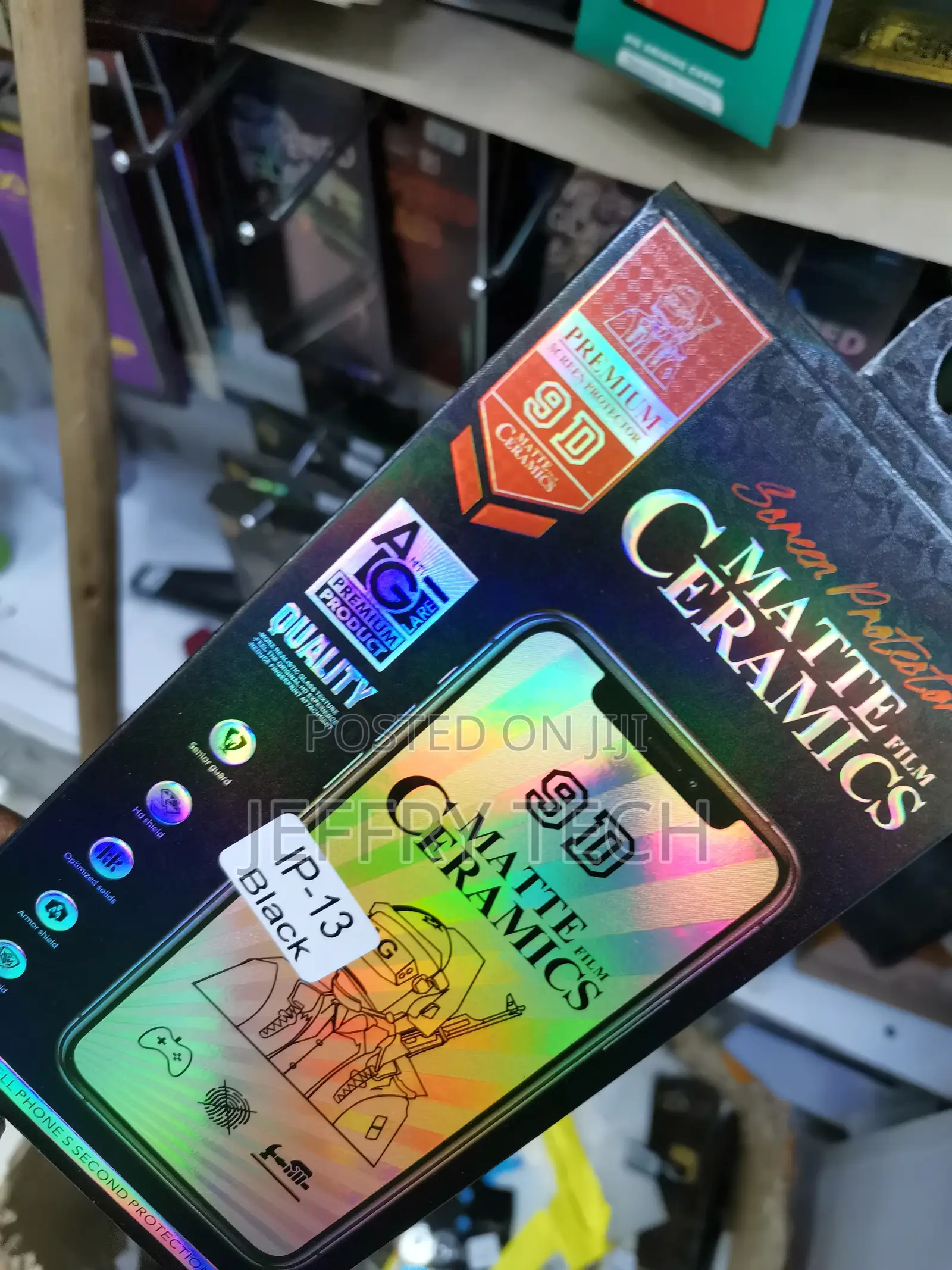 Ceramic Tempered Glass Screen Protector for iPhone 13