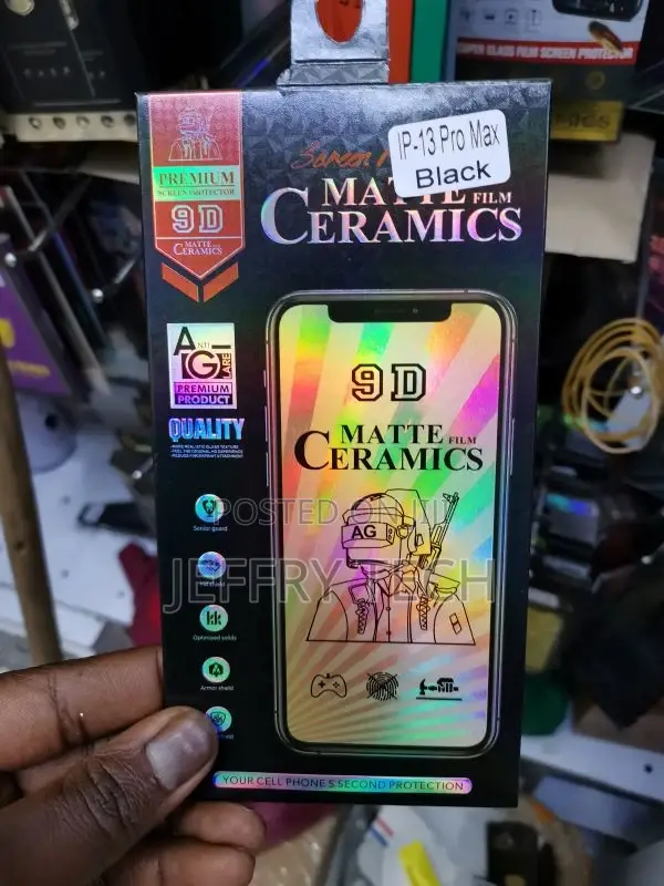 Ceramic Glass iPhone 13 PRO MAX Hybrid 9D Ceramic Full Glue