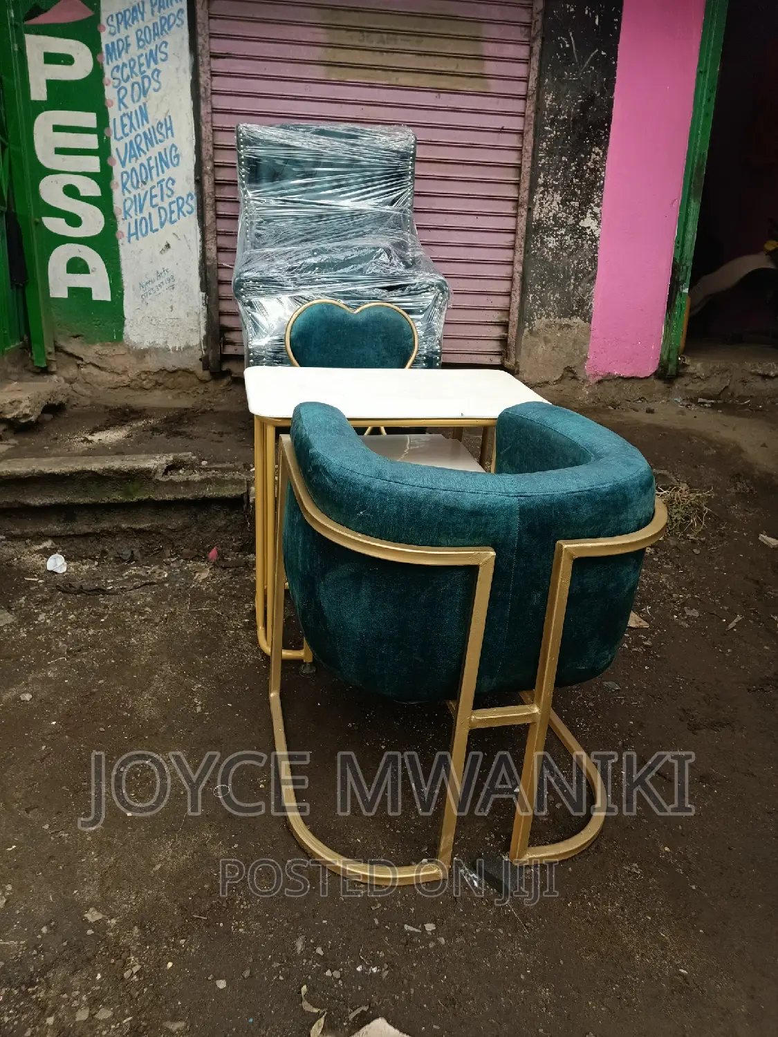 Manicure Set and Pedicure Seat.