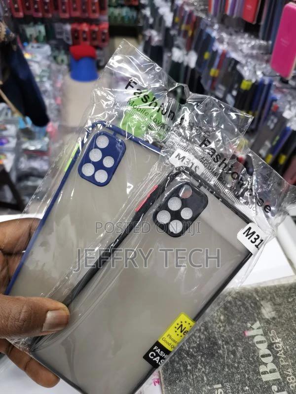 Smoke Silicone Samsung M31s Back Cover