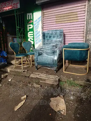 Styling Chair, Pedicure Seat and 2 Manicure Chairs.