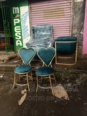 Styling Chair, Pedicure Seat and 2 Manicure Chairs.