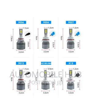 LED 9005,9006,H11,H7,H4 C6 Bulbs