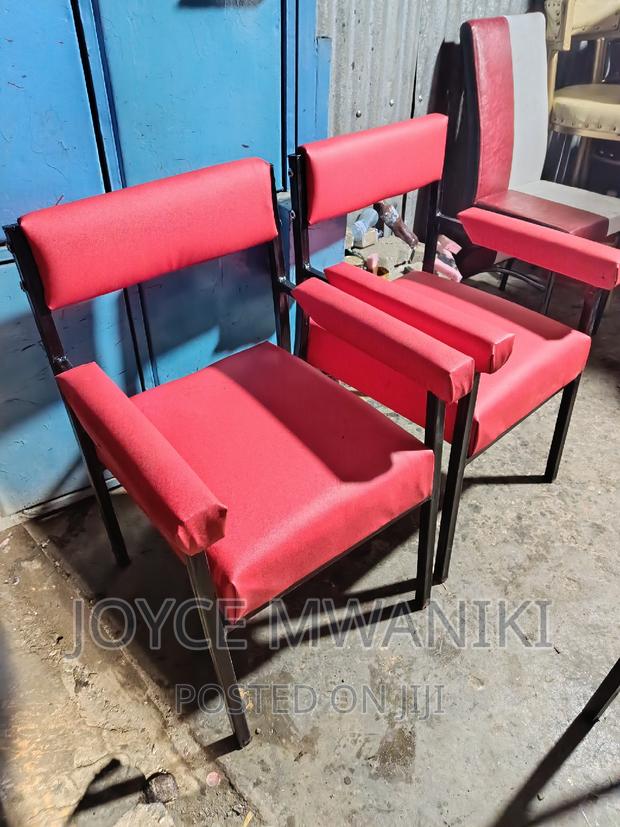 Salon Chairs, Red. - main view