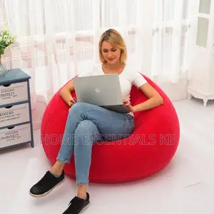 Large Lazy Inflatable Sofa /Bean Bag+ Free Pump-110*110*85cm