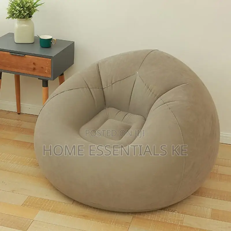 Large Lazy Inflatable Sofa /Bean Bag+ Free Pump-110*110*85cm