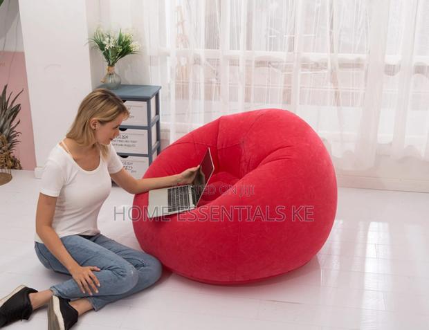 Large Lazy Inflatable Sofa /Bean Bag+ Free Pump-110*110*85cm - thumbnail 4