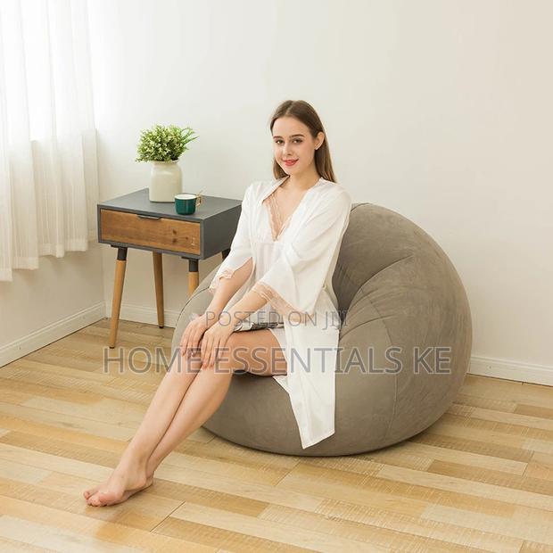 Large Lazy Inflatable Sofa /Bean Bag+ Free Pump-110*110*85cm - thumbnail 5