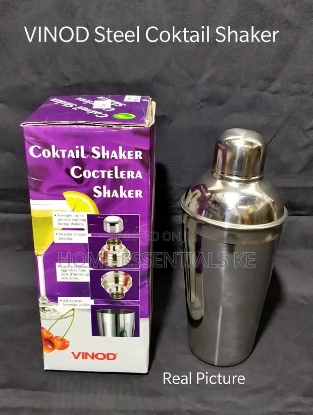 Vinod Stainless Steel Coktail Shaker Available 450ml 750ml - main view